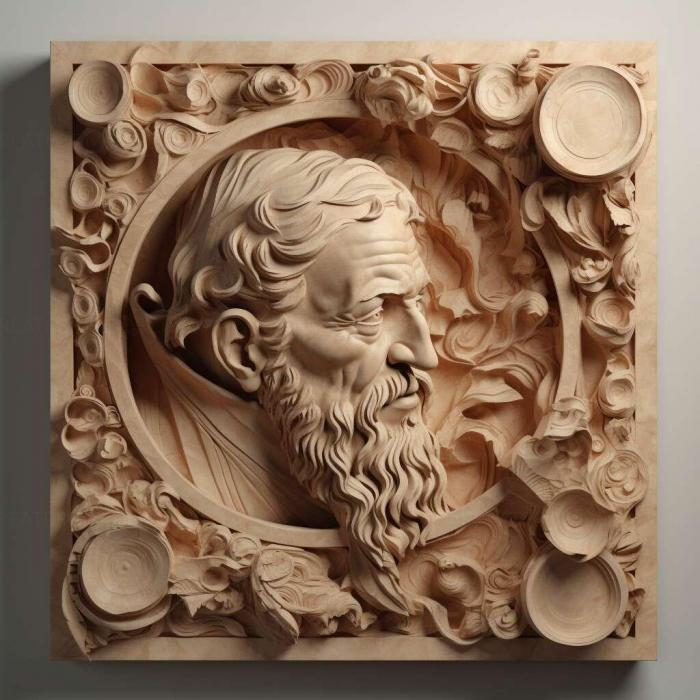 نموذج ثلاثي الأبعاد لآلة CNC 3D Art 